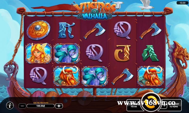 Cách chơi slot game Vikings Of Valhalla